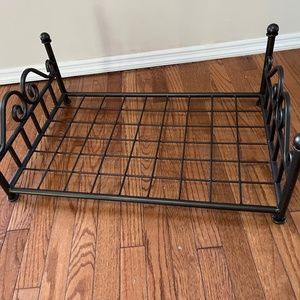 Wrought iron dog bed